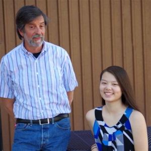 BASIS Oro Valley teacher Eric Fetkenhour and student Evelyn Scollick