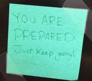 Encouragement: You are prepared!