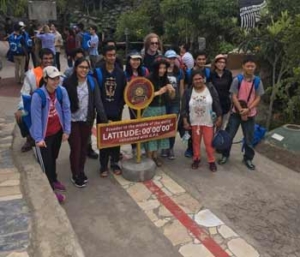 Group at the equator